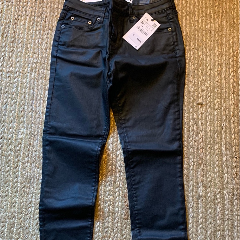 Zara leather pants